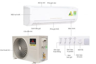 Cập nhật bảng giá máy lạnh Mitsubishi 1.5hp inverter trên thị trường