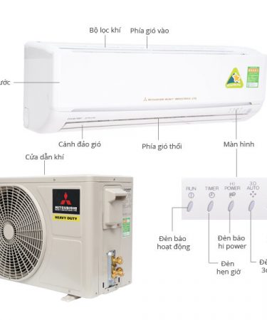 Cập nhật bảng giá máy lạnh Mitsubishi 1.5hp inverter trên thị trường