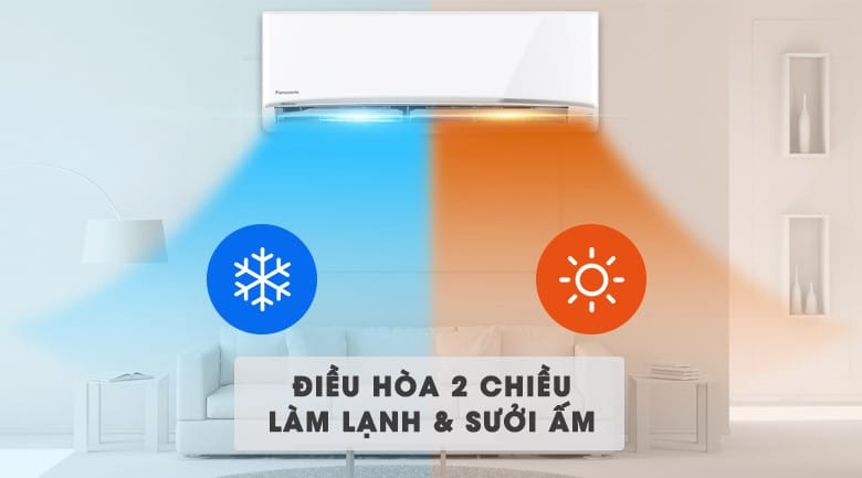 Như thế nào là máy lạnh 2 chiều? Các loại máy lạnh 2 chiều