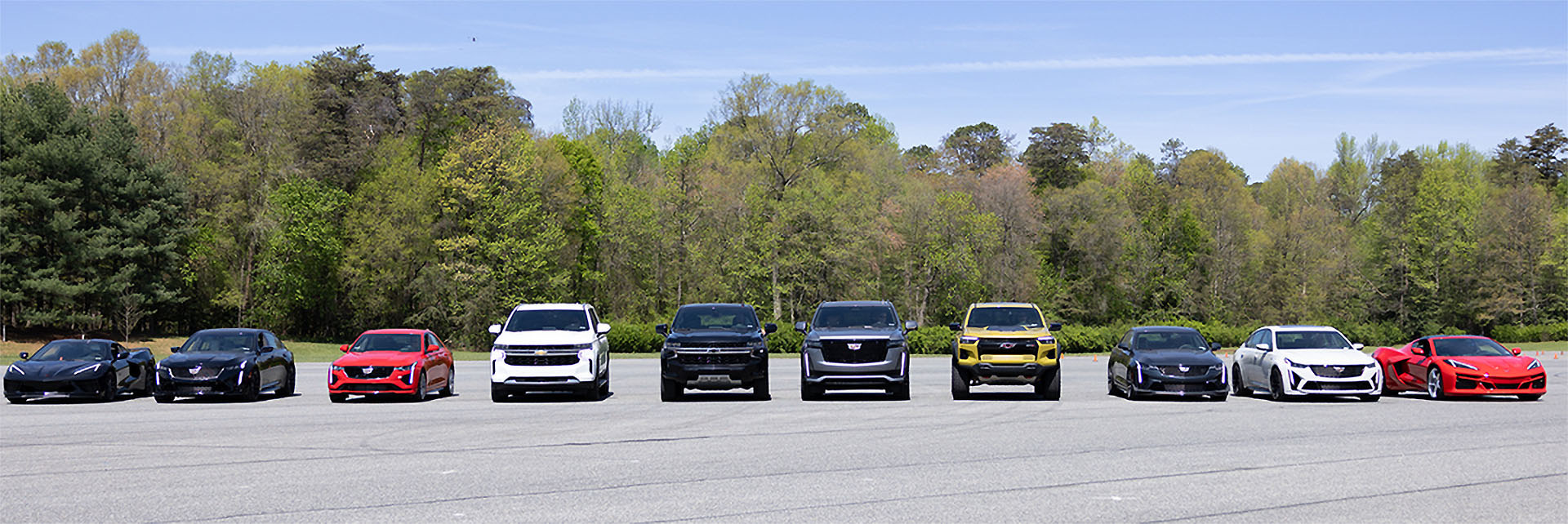20250506-bts-in-article-banner-vehicle-lineup-copy All vehicles provided to Secret Service by GM in a lineup