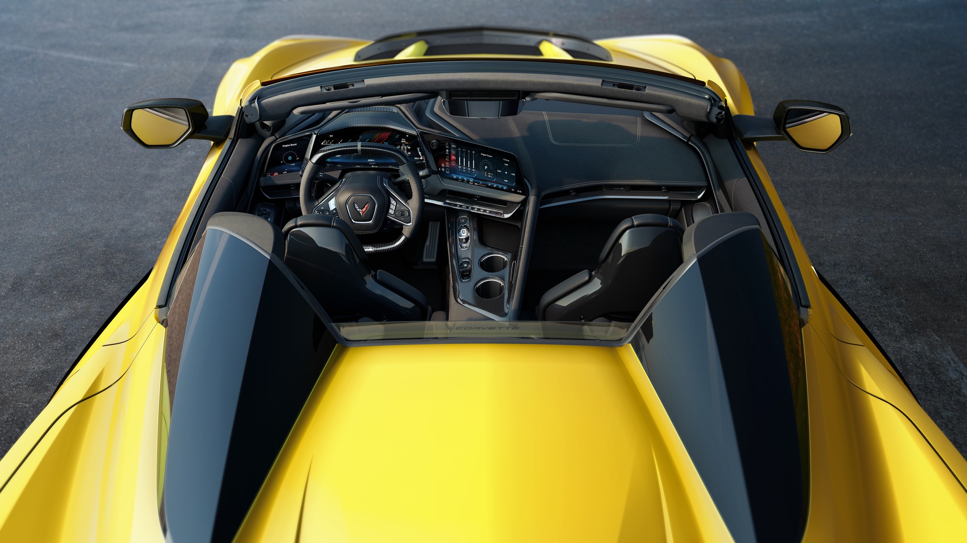 2026-corvette-zr1-overhead 2026 Chevy Corvette interior