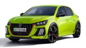 Peugeot 208 GTi render - front 3/4