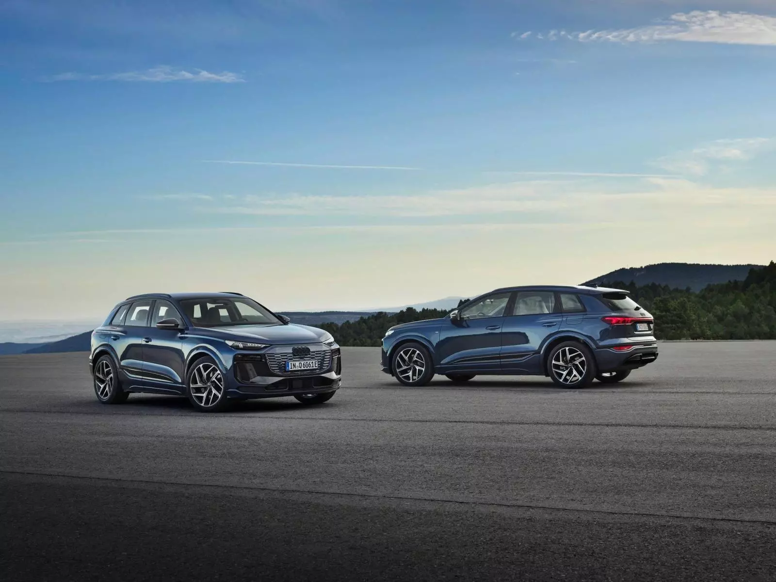 Audi Q6 e-tron có phong cách thiết kế hiện đại. 1