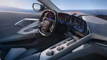 New Chevrolet Corvette interior for the 2026 model year