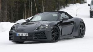 Porsche Boxster 718 EV - front