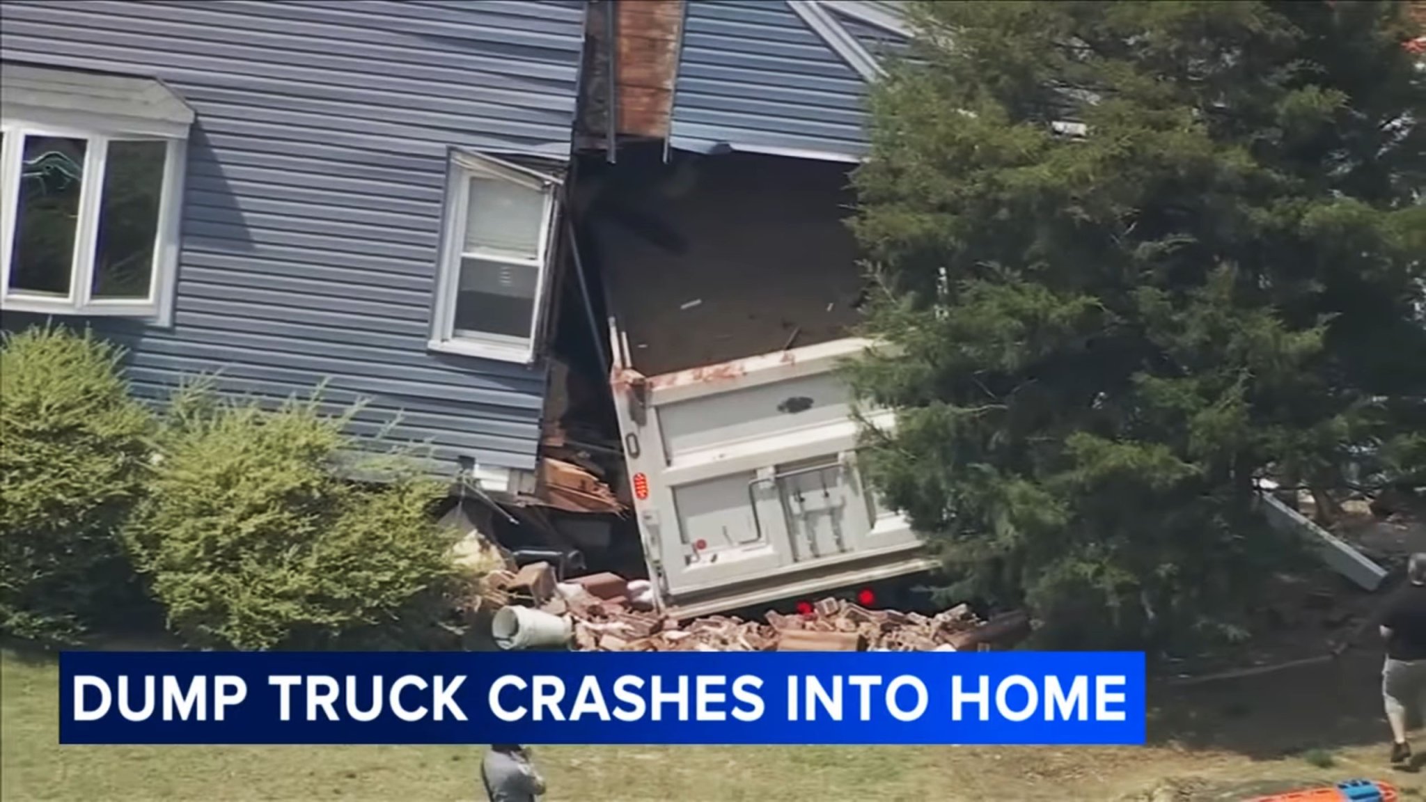 screenshot-2025-05-21-142259-copy-1 Image of dump truck crashed through home in New Jersey.