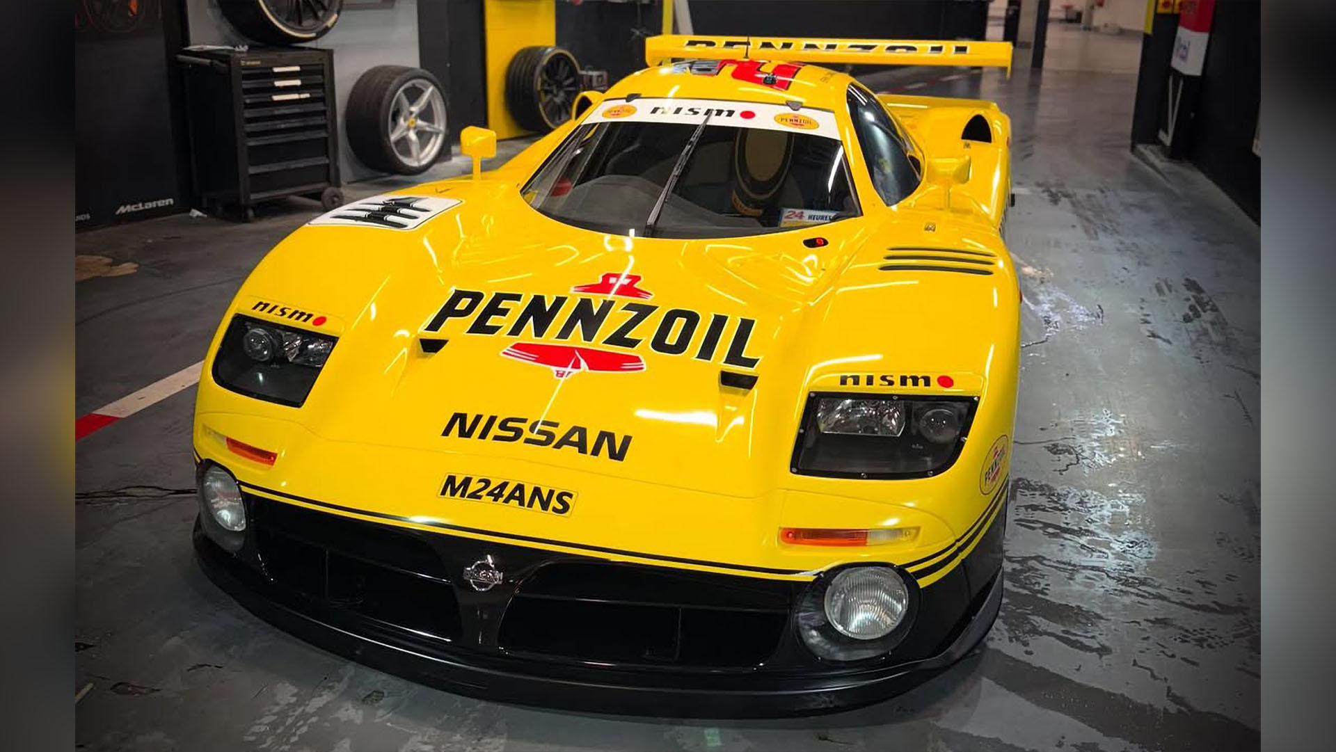 snapinsta-to_495997108_18381357625184940_6753635535901623230_n-copy-1 Photo of Erik Comas' Nissan R390 GT1 wrapped in a Pennzoil NISMO GT-R GT500 livery.