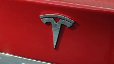 Tesla logo badge