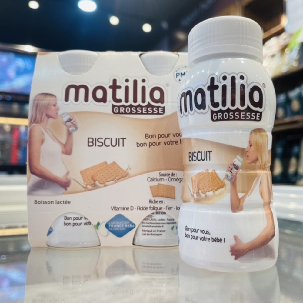 Sữa bầu Matilia Vị Vani Socola Dâu Tây Bánh Quy Sữa Bầu Pha Sẵn Bổ Sung Dưỡng Chất Cho Bé (Lốc 4 hộp) 200ml - Bibomart | Shopee Việt Nam