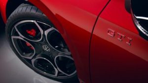 VW Golf GTI badge