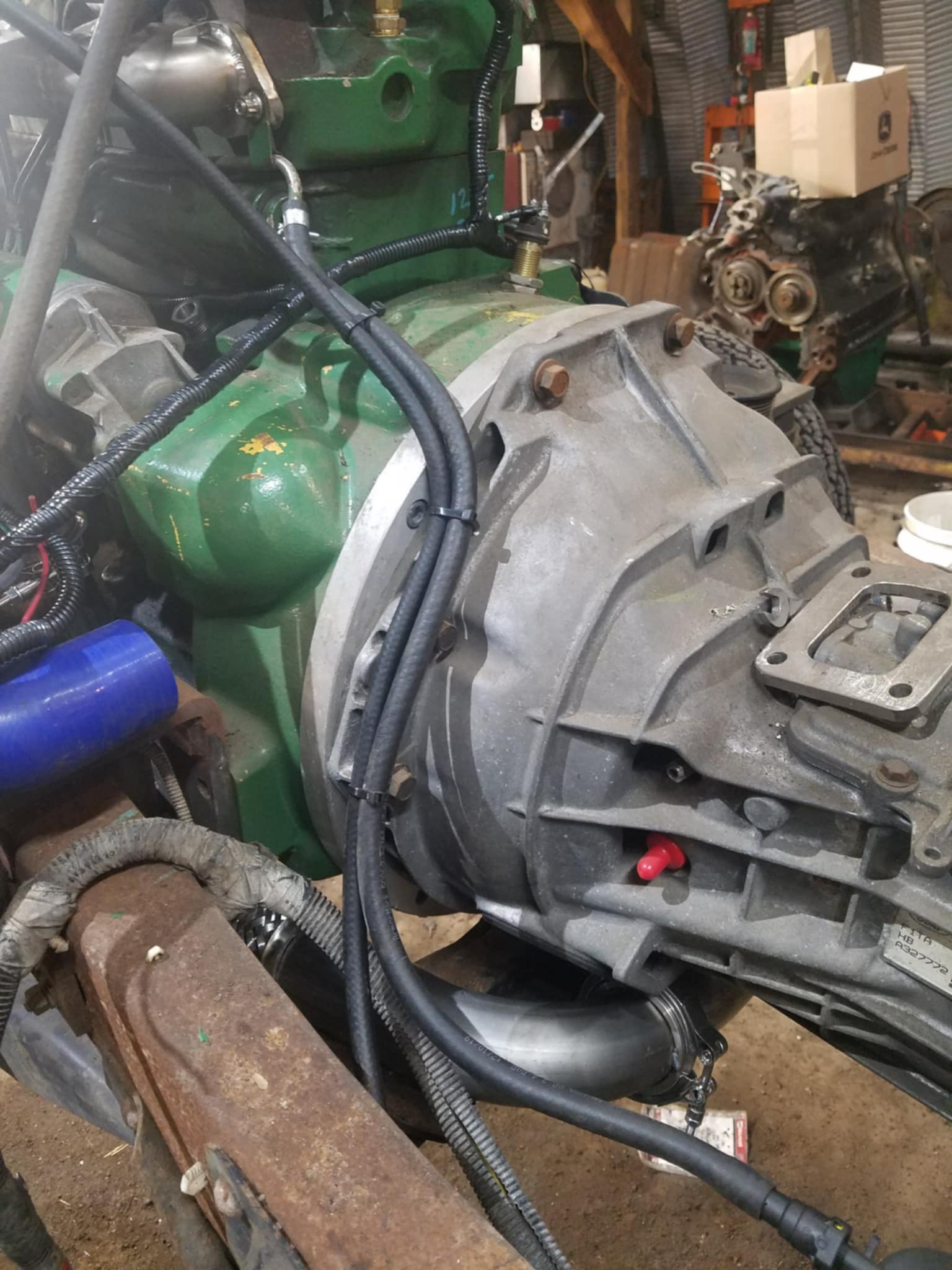 1fe3f607-9571-4717-904a-fa20690237a5 John Deere engine-swapped Ford Ranger