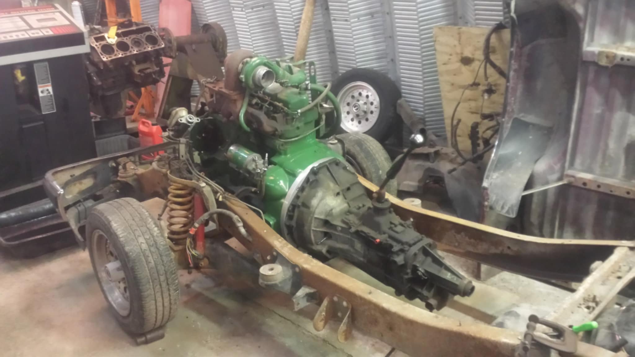 84aec2b9-5660-43e7-962f-89b866bff8e8 John Deere engine-swapped Ford Ranger