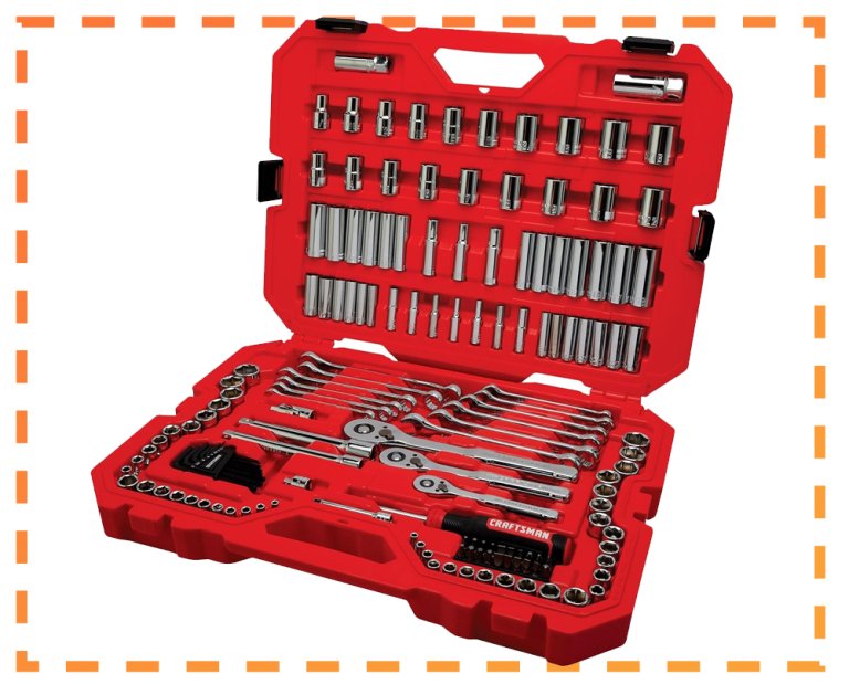 amazontool-box3 CRAFTSMAN 159 Piece Mechanics Tool Set (CMMT12125)