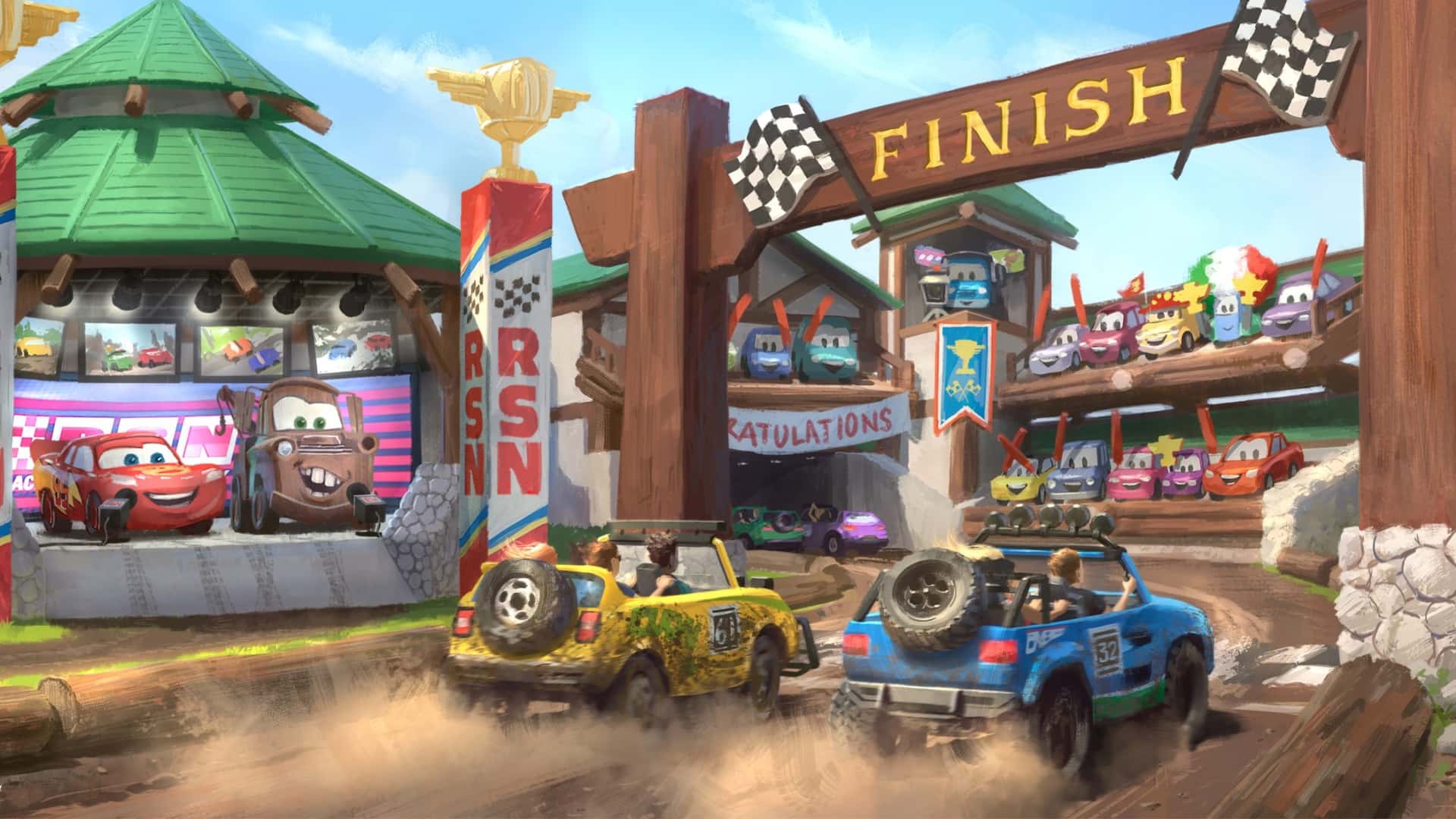disney-s-new-cars-ride-at-the-magic-kingdom-2-1 Cars-themed Disney park.