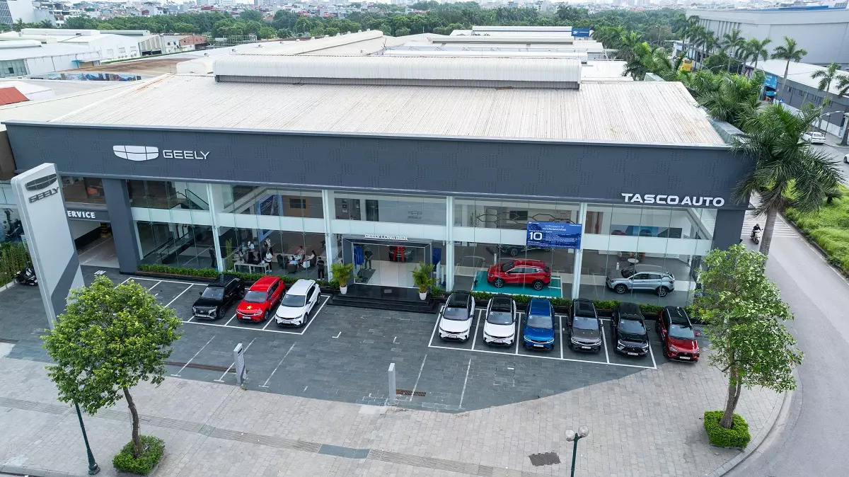 Hệ thống 106 showroom Tasco Auto trên toàn quốc - đơn vị phân phối Geely.