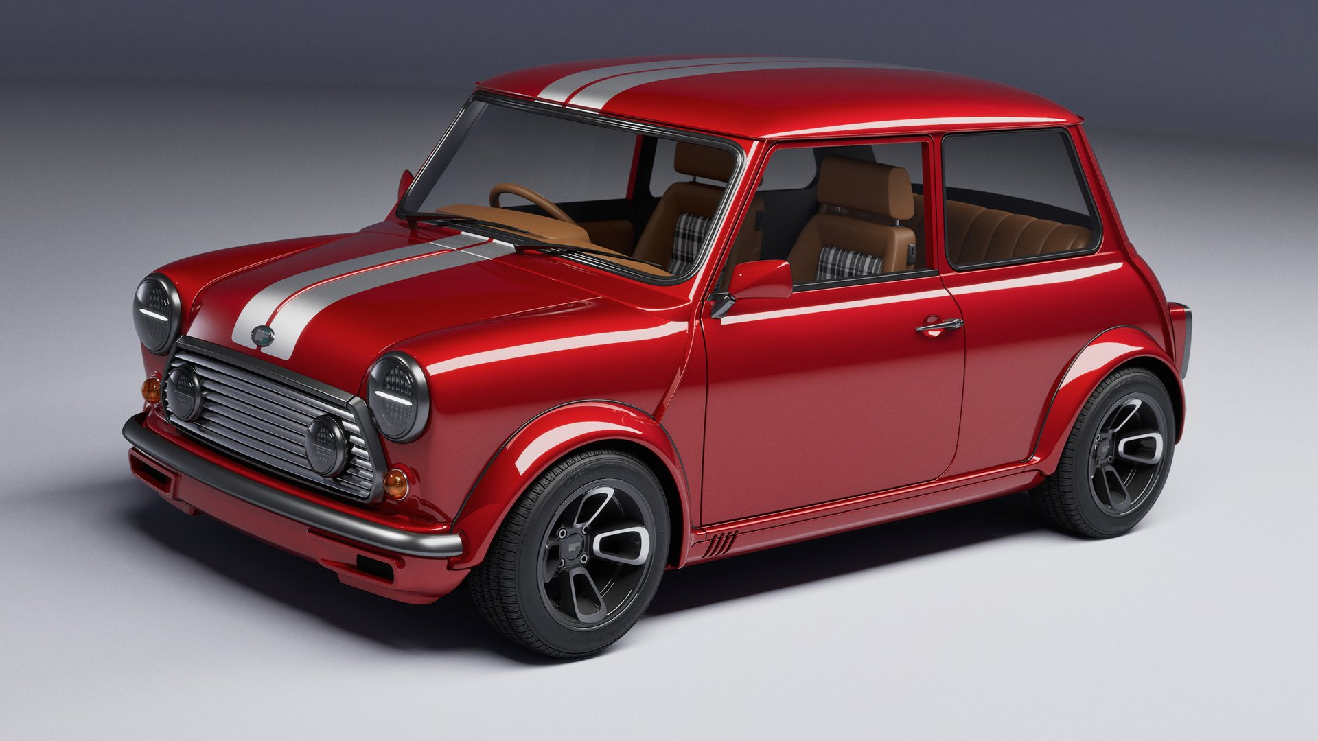 Ian Callum Wood & Pickett Mini front quarter