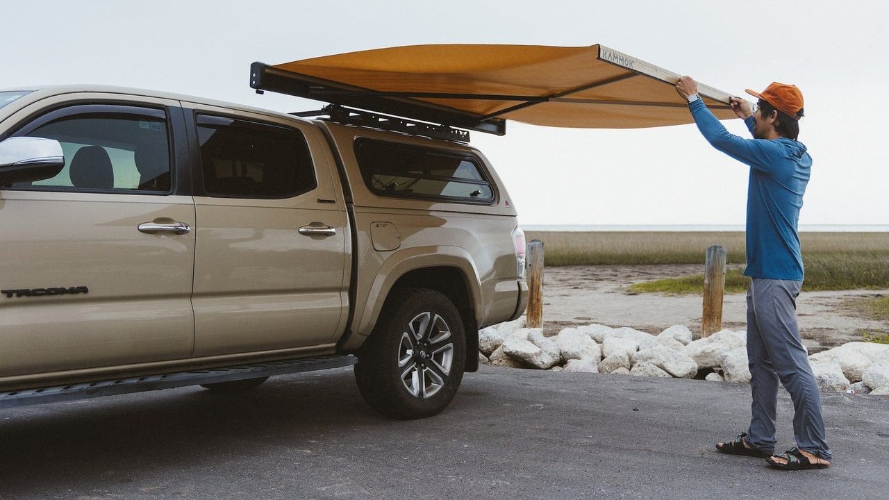 kammock-crosswing-edited Kammock Crosswing deployed on a Toyota Tacoma.