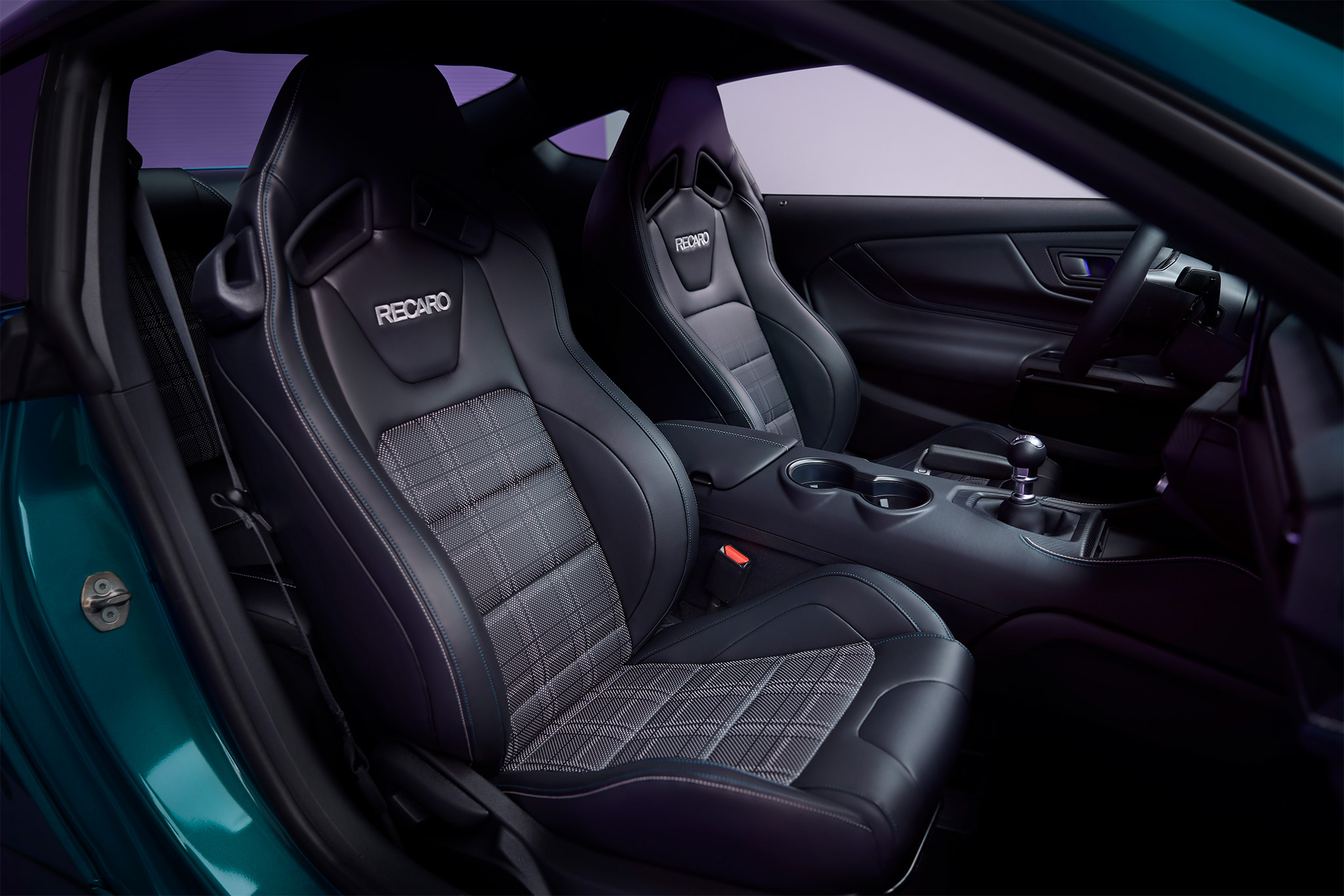 new-fox-mustang-inline-4 The 2026 Ford Mustang GT with FX Package interior.