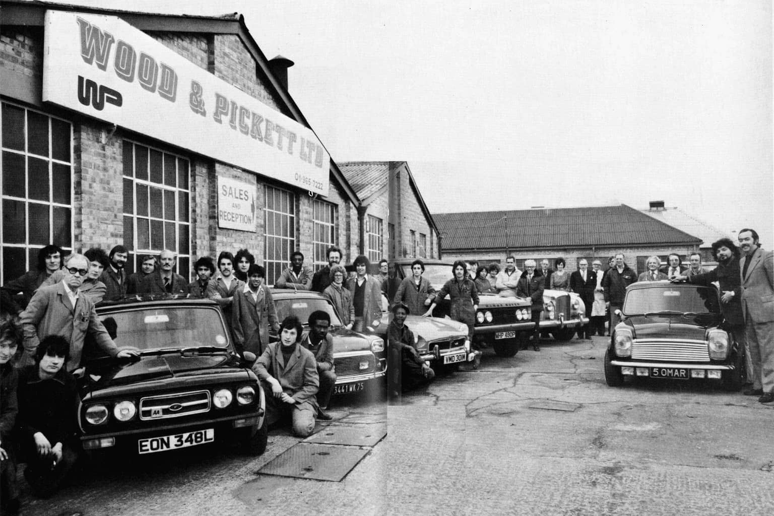 old-woodand-pickett Wood & Pickett's shop, circa 1970s.