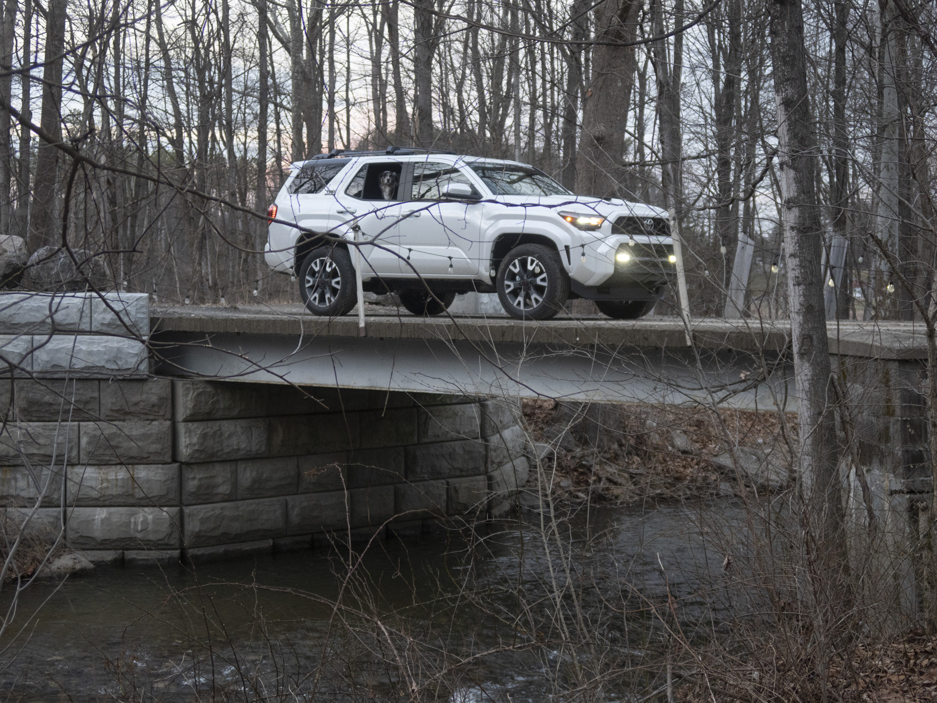 toyota-4runner-6g-thedrive-img_8028 2025 Toyota 4Runner TRD Sport, white, on an epic adventure river crossing.