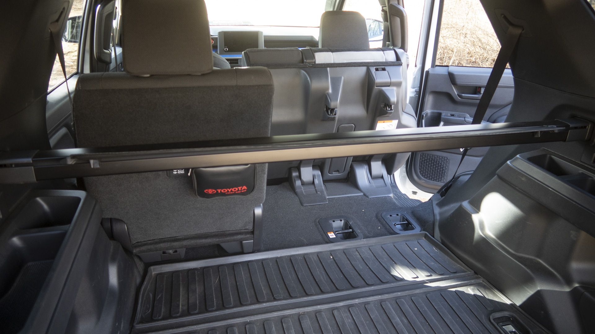 toyota-4runner-6g-thedrive-img_8056 2025 Toyota 4Runner TRD Sport cargo area view.