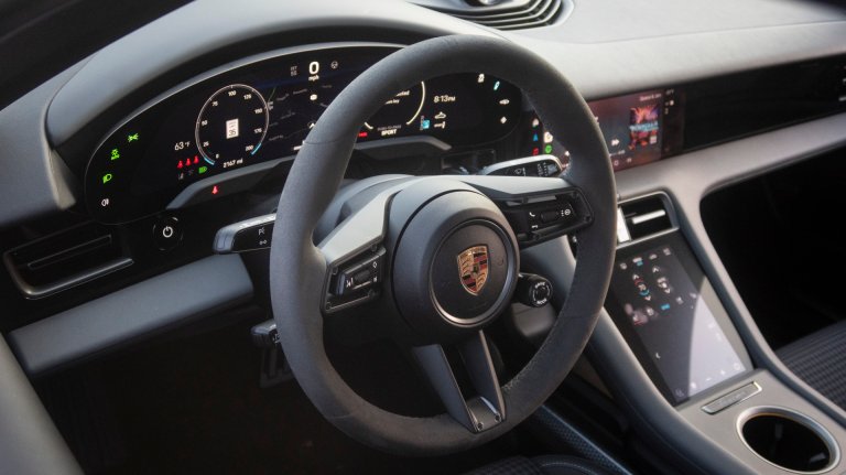 Porsche Taycan dashboard