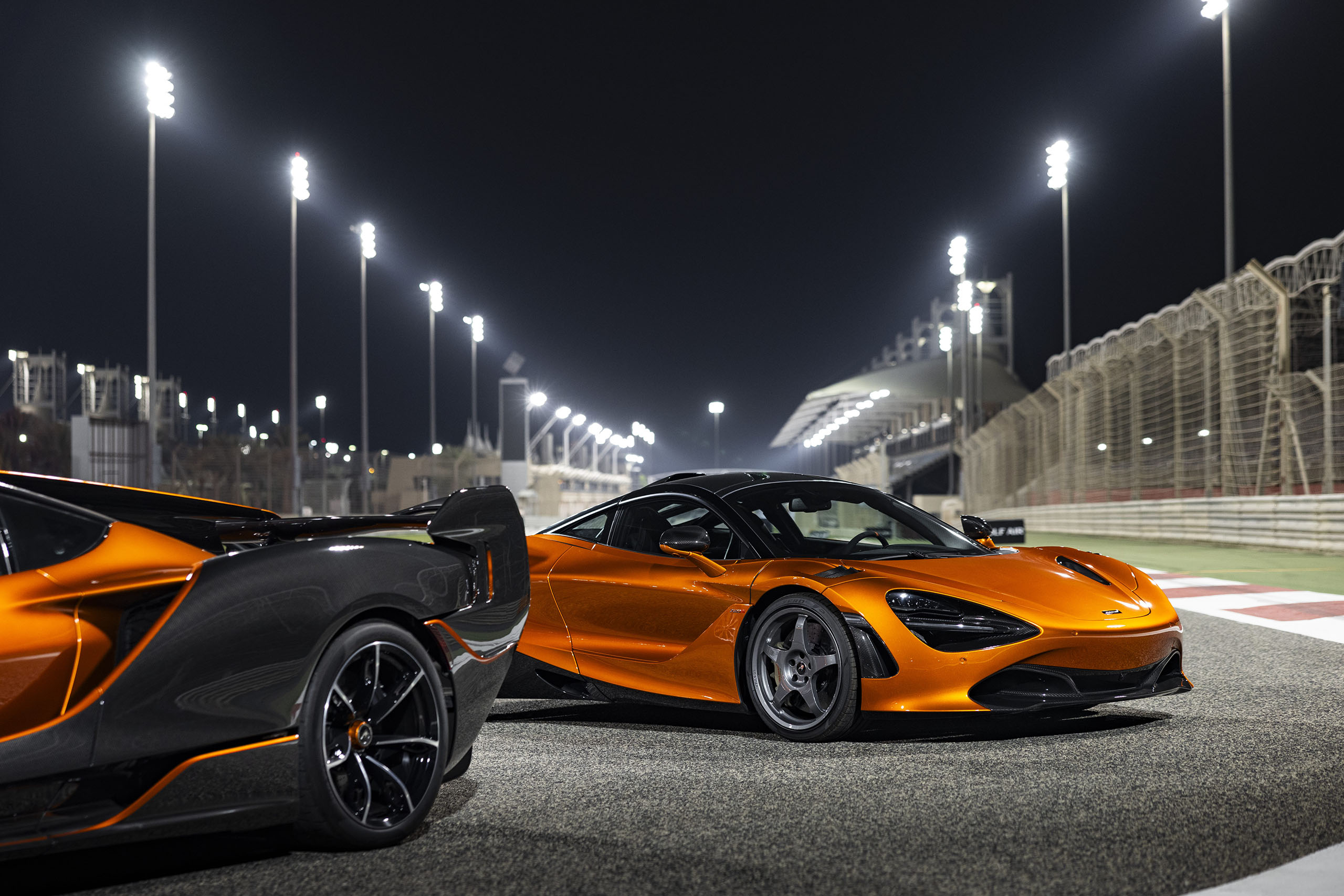 Collection of McLaren cars