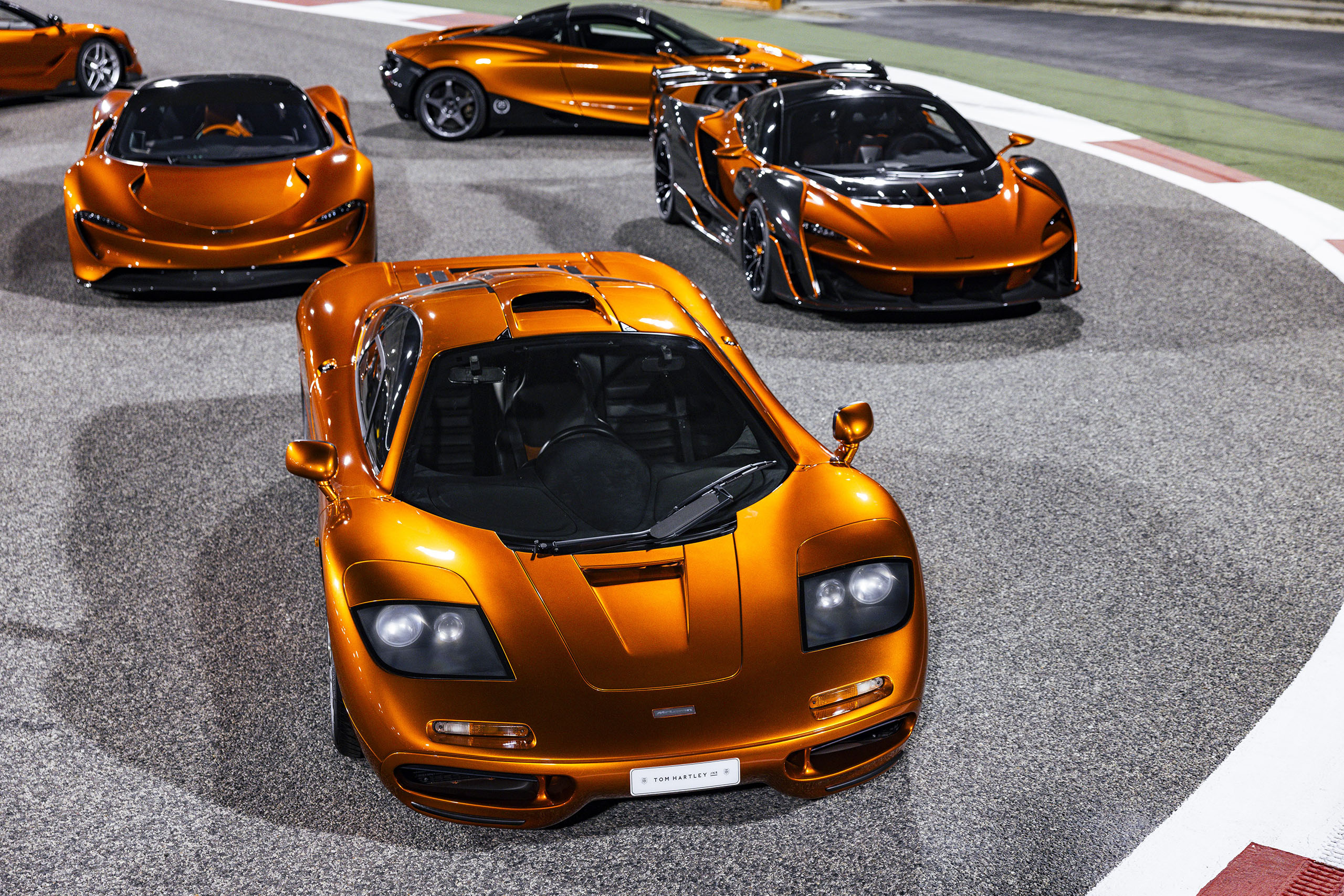 Collection of McLaren cars
